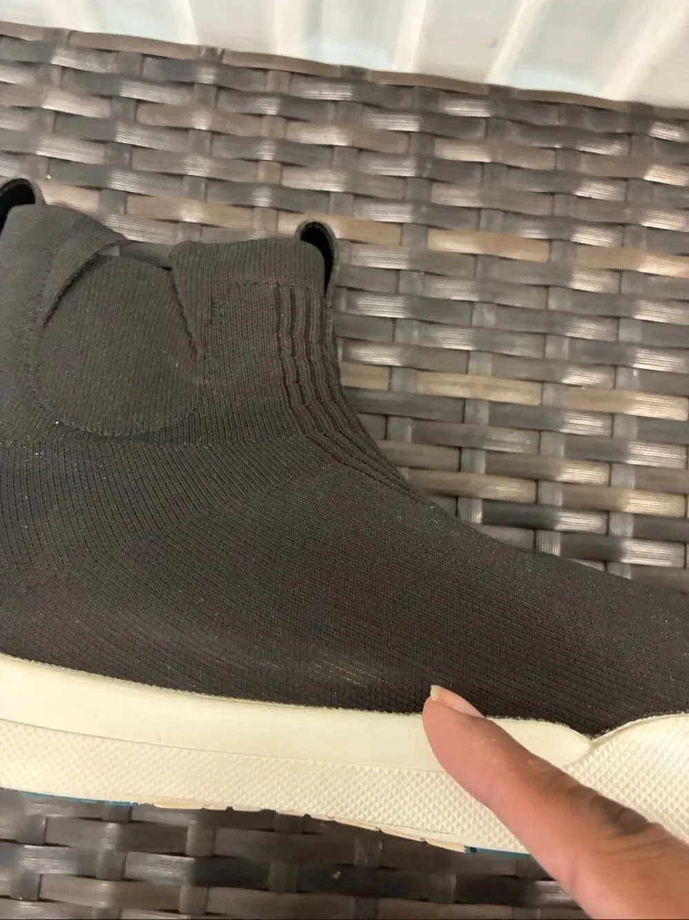 Vessi weekend, Chelsea, waterproof knit sneaker boots women’s size 9